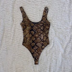 Naked Wardrobe Snake skin body suite